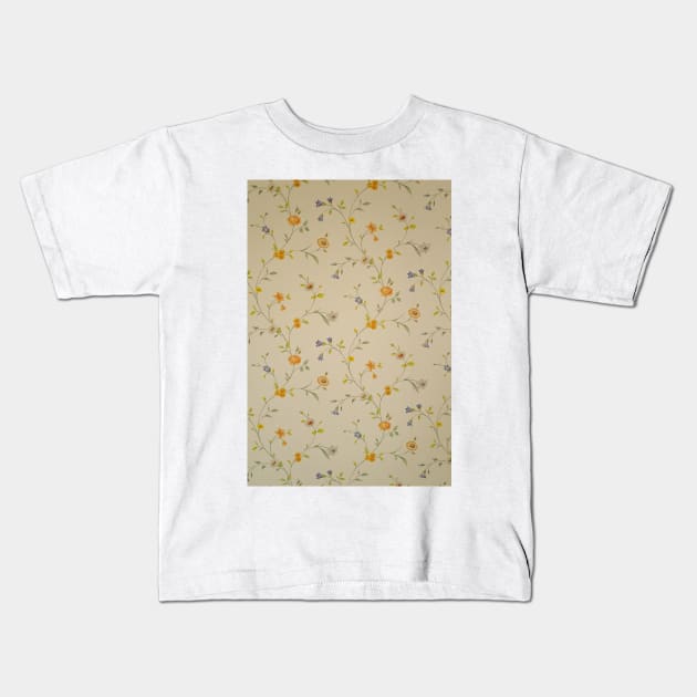 Lovely floral pattern Kids T-Shirt by aestheticand